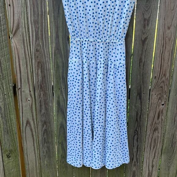 70s Vintage Lanz originals polka dot dress 60s • modest dress - Picture 5 of 9
